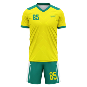 カスタム 2022 ワールド カップ ブラジル チーム サッカー スーツ