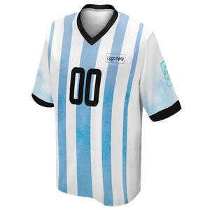名前のメンズ プロフェッショナル アルゼンチン ワールド カップ カスタム サッカー ジャージー
